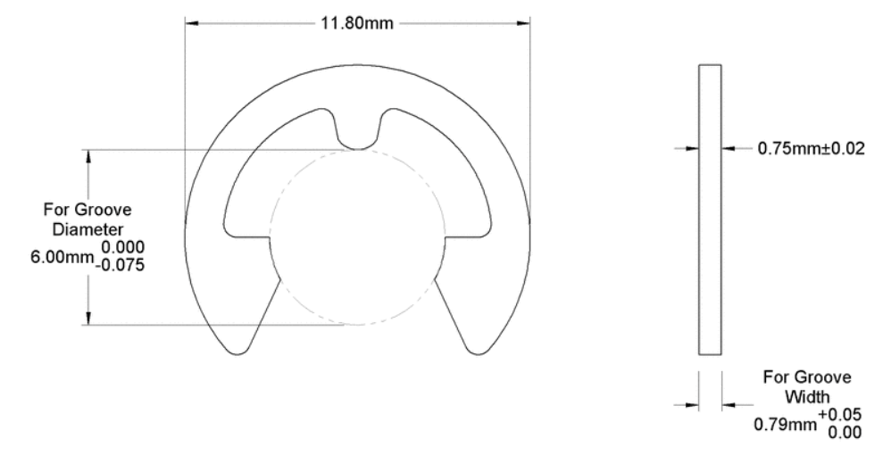 6mm Retaining Clip