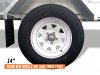 8X5 HEAVY DUTY TRAILER 1400KG ATM HIGH SIDES FREE CAGE 🙂🙂🙂