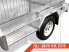 7X4 GALVANISED BOX TRAILER FULLY WELDED 300MM SIDE CAGE INCLUDED 🙂🙂🙂