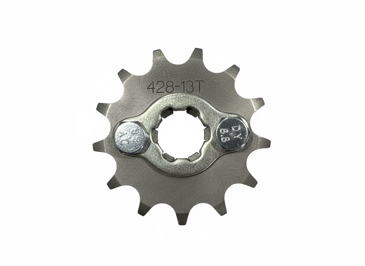 13T Front Sprocket #428, 17mm Shaft