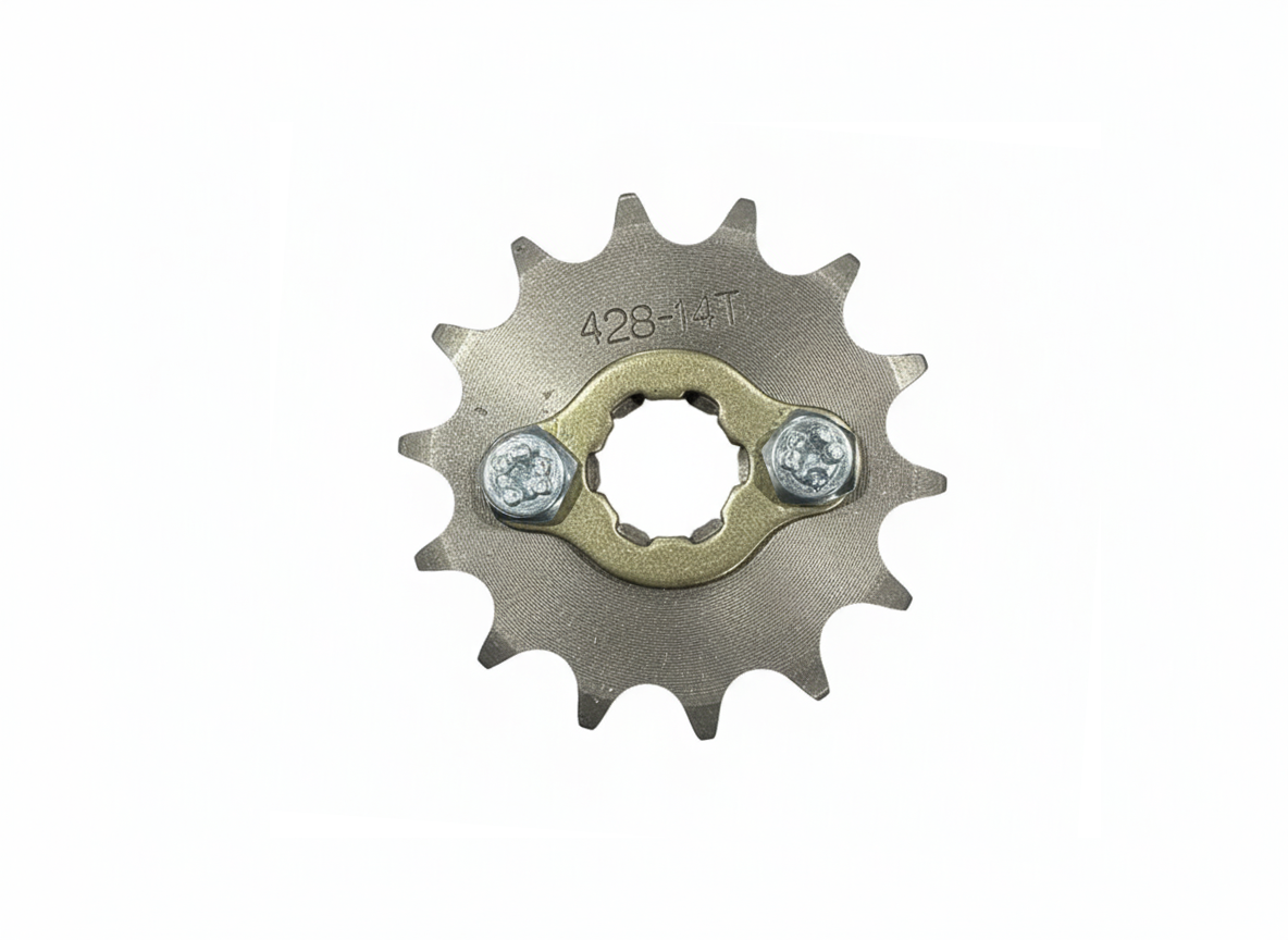 14T Front Sprocket #428, 20mm Shaft
