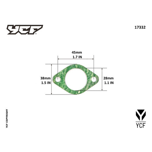 CARBURETTOR PAPER GASKET D28MM – product image 1