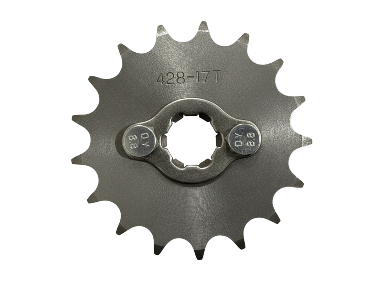 17T Front Sprocket #428, 17mm Shaft