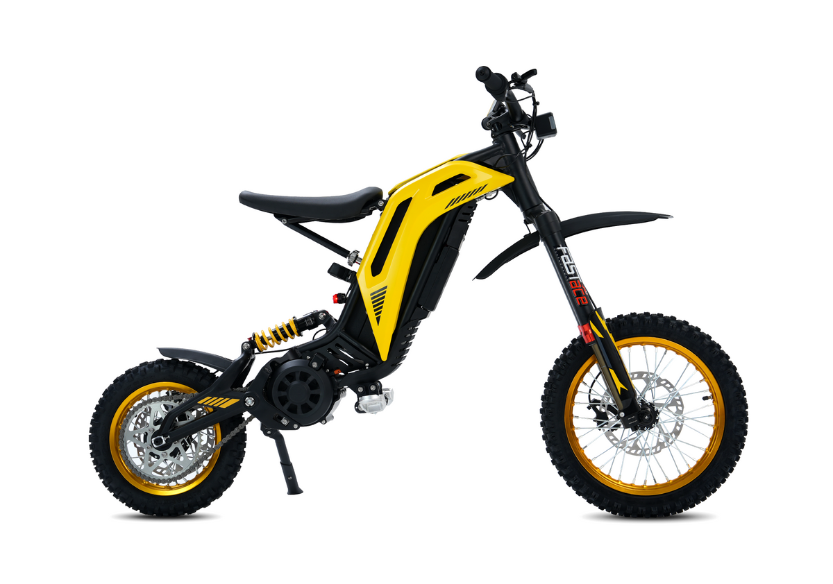 79Bike Viper S Electric Dirt Bike, BLACK/YELLOW