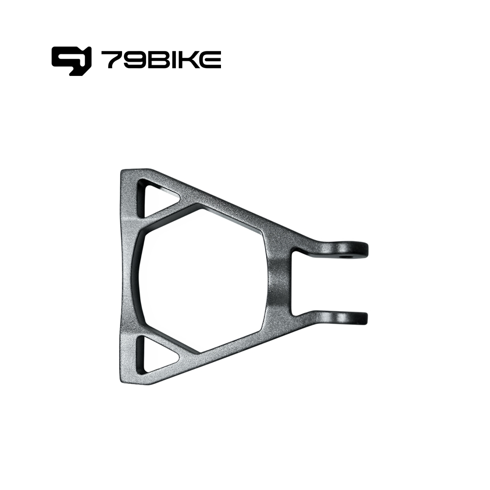 79Bike Connecting Triangle Pieces, Black