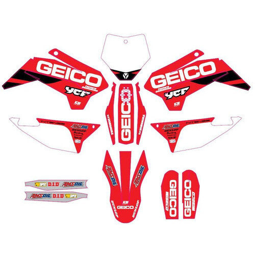 GEICO DECAL KIT RED BIGY 2017> – product image 1