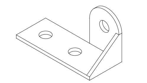 Throttle Cable Bracket - E-Drift Kart