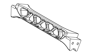 Cross Brace (Footpeg Mount) - RTR Alpha