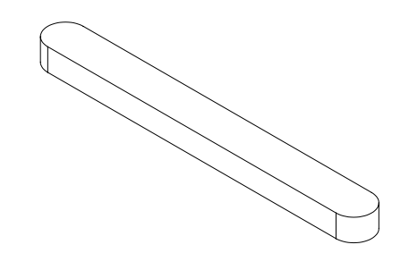 Key (Rear Axle) - E-Drift Kart