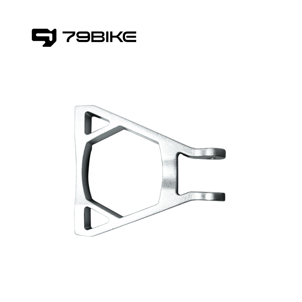 79Bike Connecting Triangle Pieces, Silver