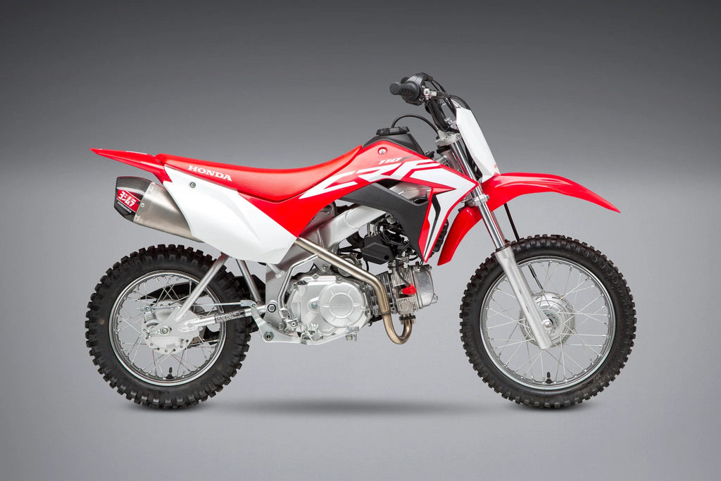 Yoshimura CRF110F 2019-24 RS-9T Stainless Full Exhaust, with Stainless Muffler