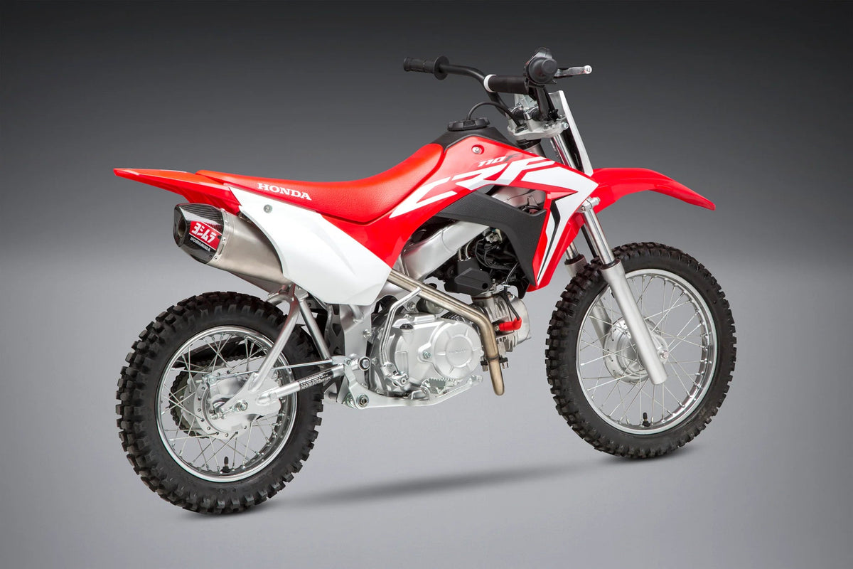 Yoshimura CRF110F 2019-24 RS-9T Stainless Full Exhaust, with Stainless Muffler