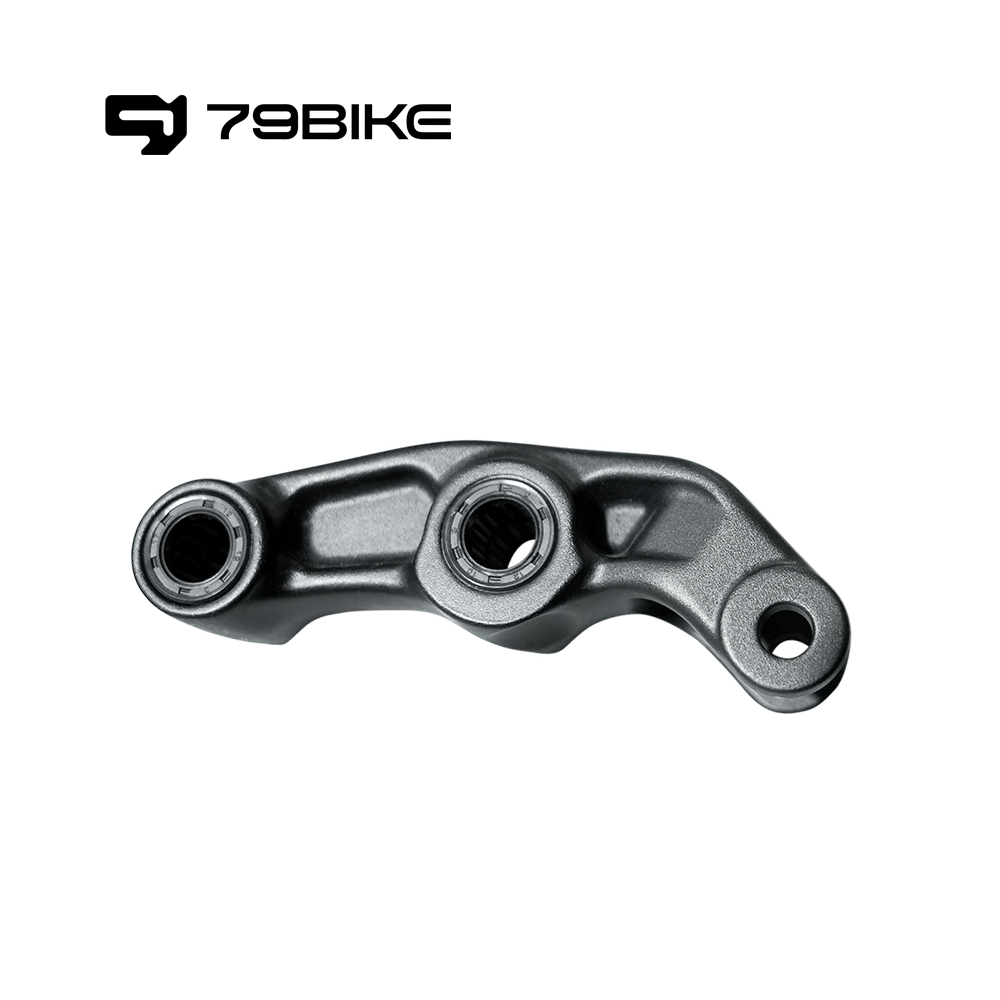 79Bike Rear Shock Three-Hole Mount, Black
