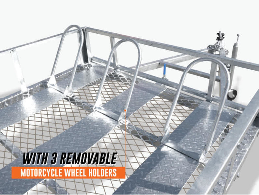 8X5 MOTORCYCLE , ATV , BUGGY , GOLF CART TRAILER WITH RAMP 🙂🙂🙂