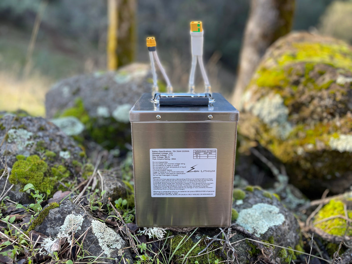 76V 20ah Li-ion Battery - product view 1