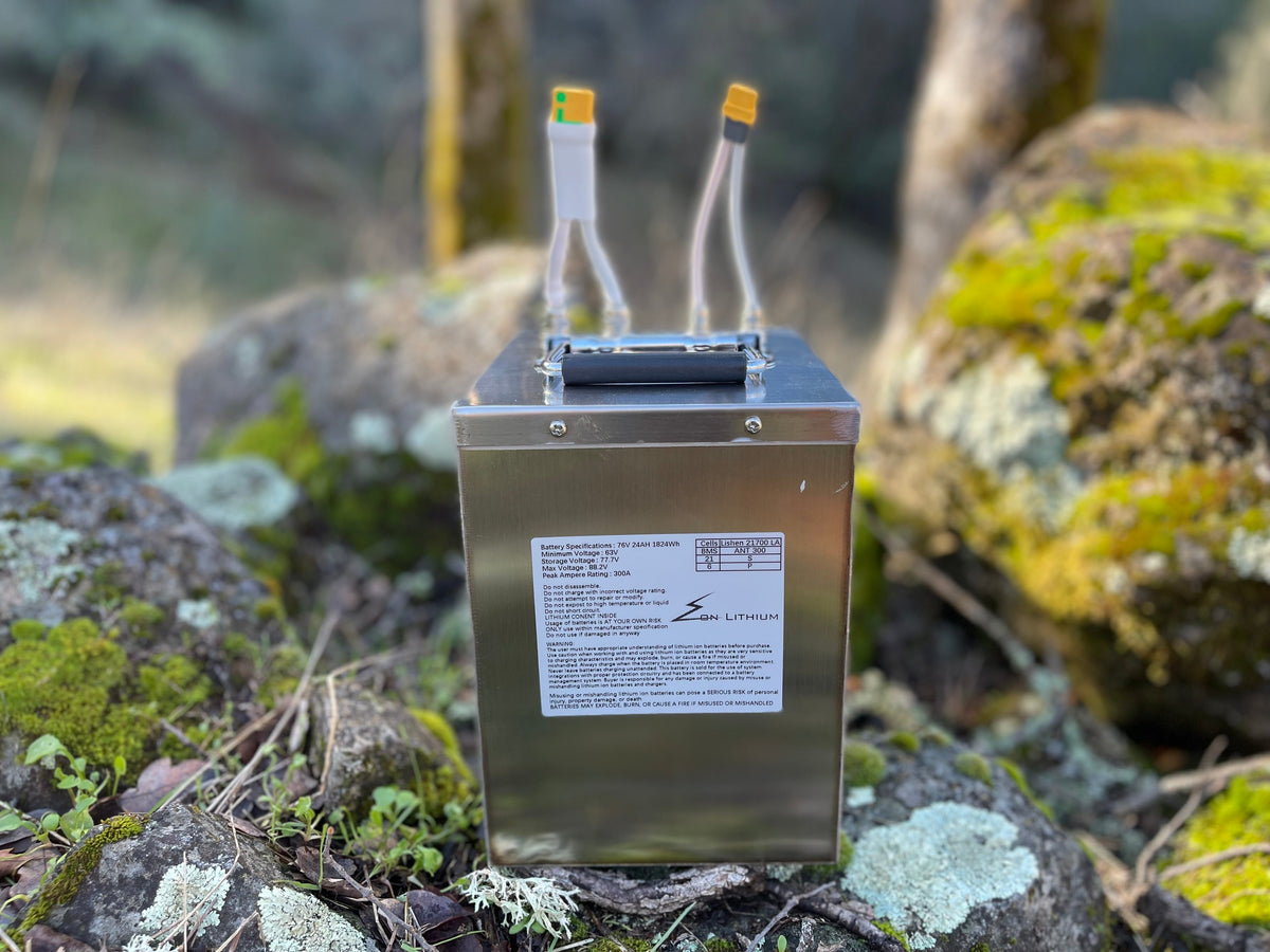 76v 24ah Li-Ion Battery - product view 1