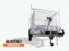 8X5 HEAVY DUTY TRAILER 1400KG ATM HIGH SIDES FREE CAGE 🙂🙂🙂