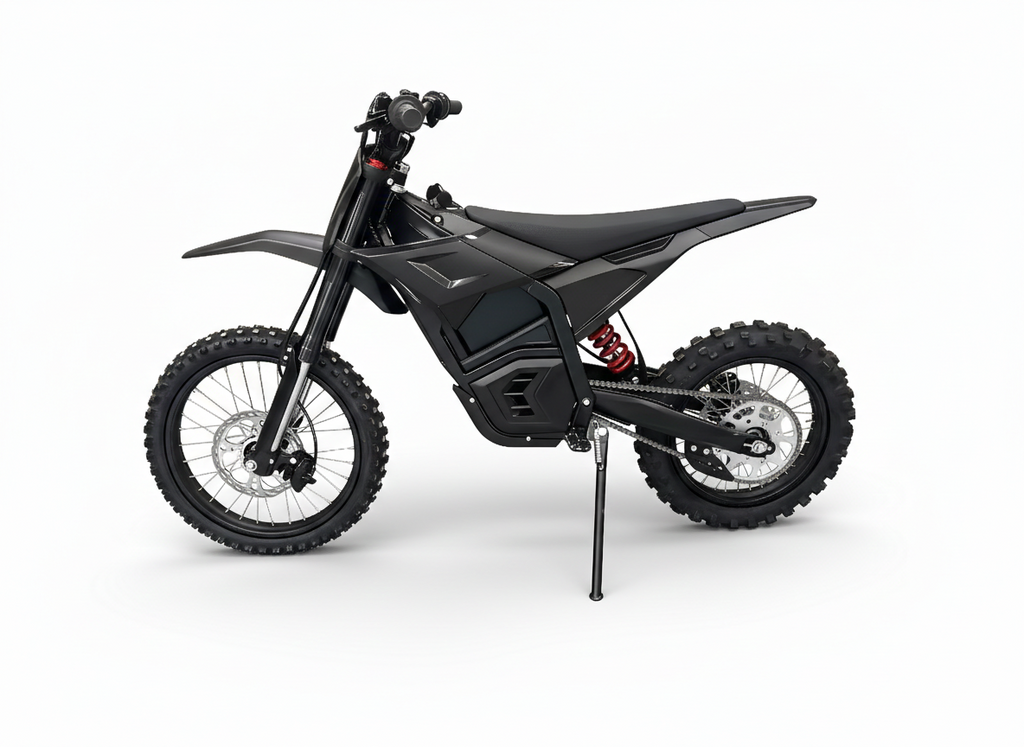 DHZ 6000 Evader Electric Dirt Bike Plastic Kit (Black)