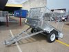 6X4 LIGHT WEIGHT BOX TRAILER 750 HOT DIP GAL TIPPER WITH CAGE 🙂🙂🙂