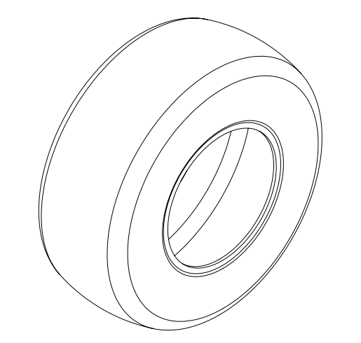 Tyre Front - E-Drift Kart