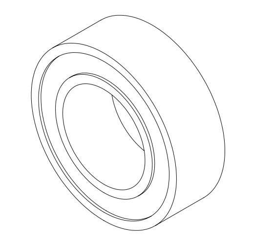 Bearing Front Wheel - E-Drift Kart
