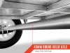 8X5 GALVANISED BOX TRAILER FULLY WELDED 450 HIGH SIDE WITH CAGE 🙂🙂🙂