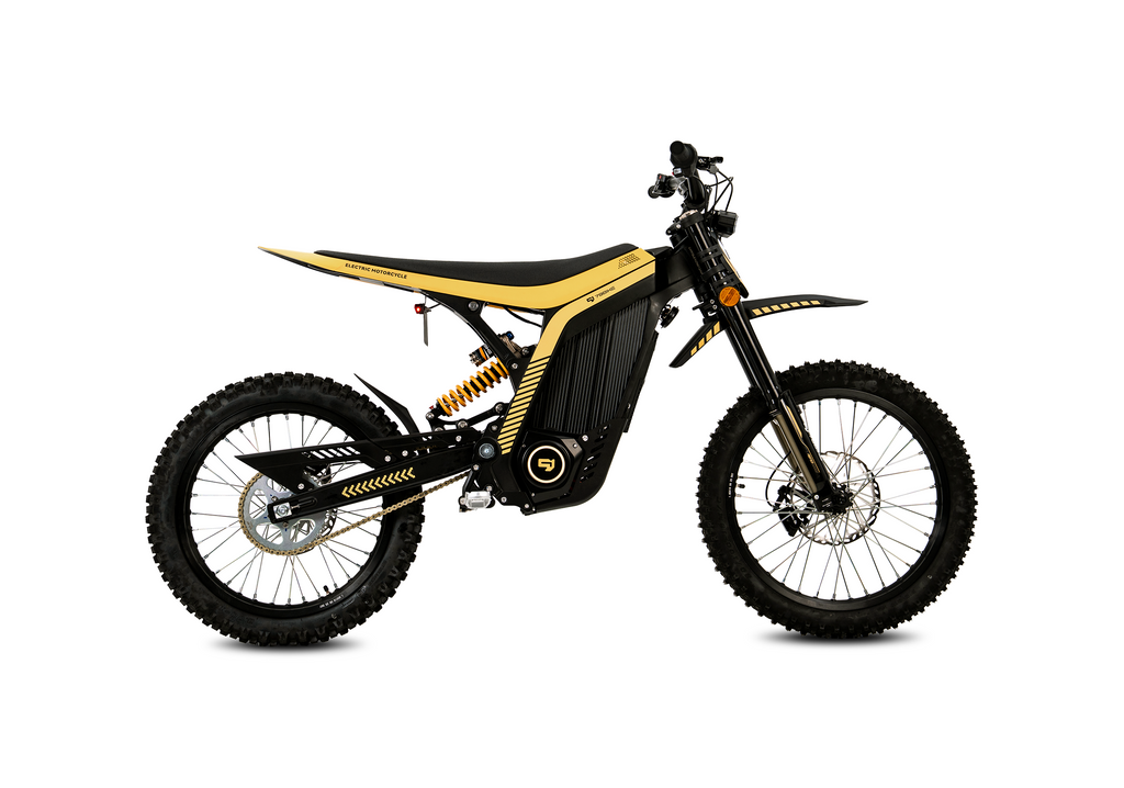79Bike Lynx Electric Dirt Bike, Black/Yellow