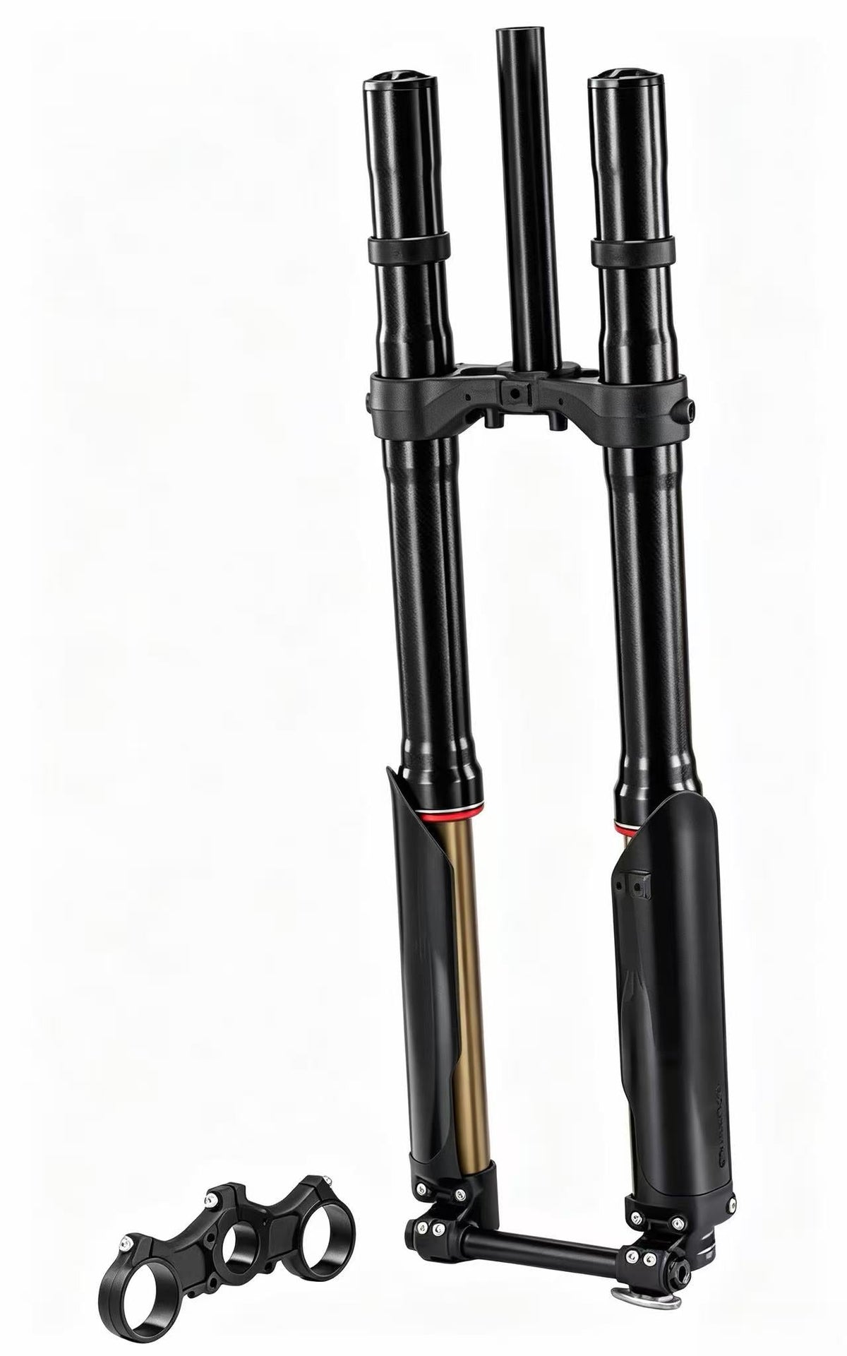 E Ride Pro SHE7841 Front Fork FST (with L&R Fork Protector, bolts kit , Tapered Roller Bearing,FST front wheel axle) (SS 2.0)