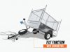 8X5 HEAVY DUTY TRAILER 1400KG ATM HIGH SIDES FREE CAGE 🙂🙂🙂