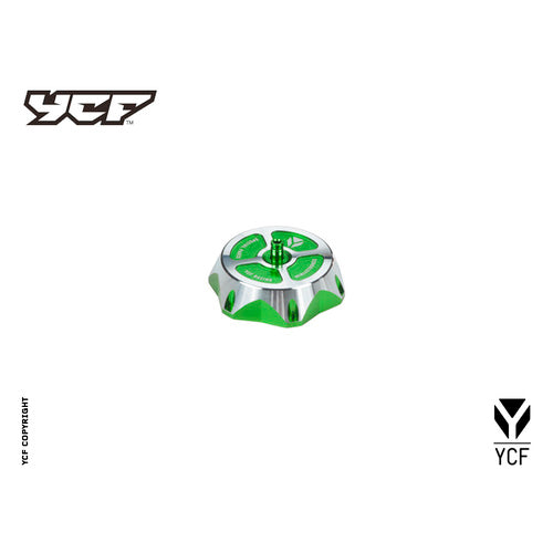 ALLOY FUEL CAP BY YCF - GREEN – product image 1