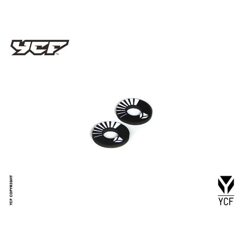 YCF DONUTS 25×55×5MM 2PCS BLACK – product image 1