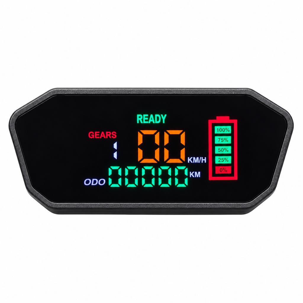 DHZ 2200E Electric Digital Dashboard, Display Panel Meter, Upgrade Kit