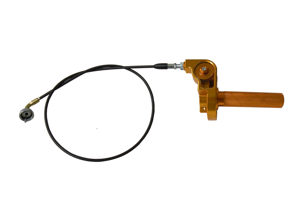 CRF50 XJR50 CNC 1/4 Turn Throttle Assembly Kit (Gold)