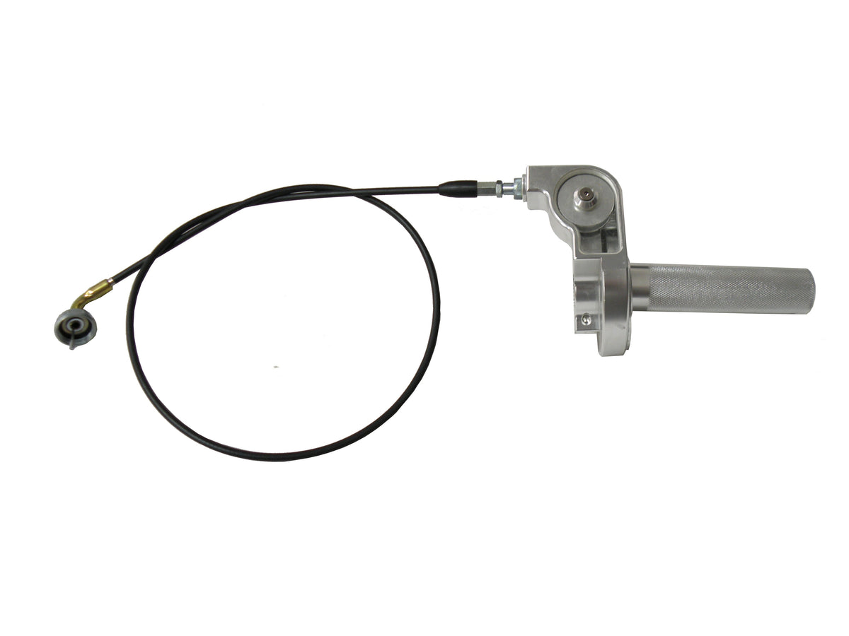 CRF50 XJR50 CNC 1/4 Turn Throttle Assembly Kit (Silver)