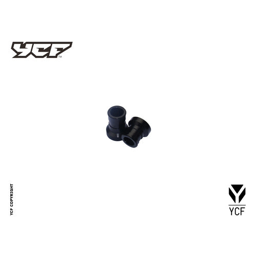 YCF CNC REAR WHEEL SPACER SET BLACK – product image 1