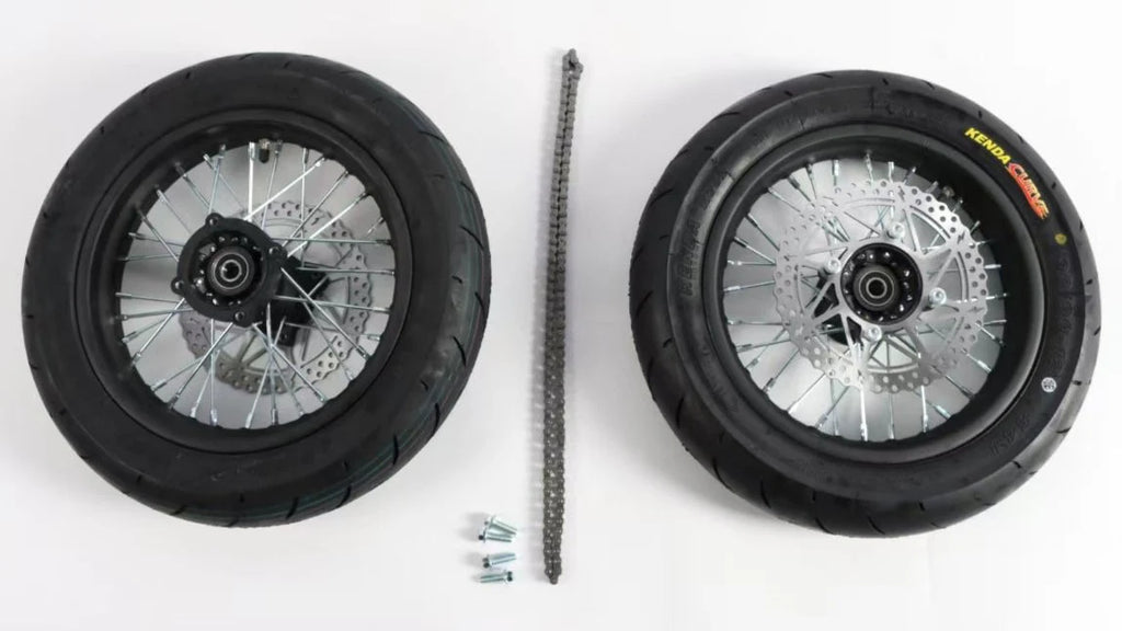ETM™ RTR 12in Supermoto Wheel Set ⚡⚡⚡