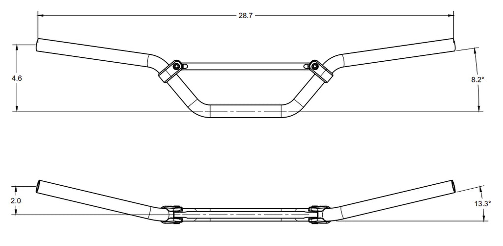 Handlebar, Low - ETM RTR 2025 ⚡⚡⚡
