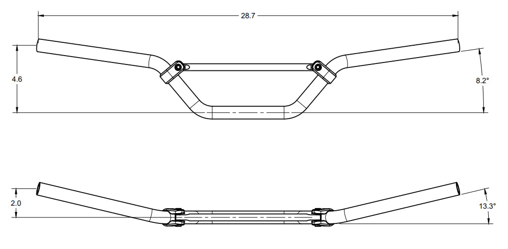 Handlebar, Low - ETM RTR 2025 ⚡⚡⚡