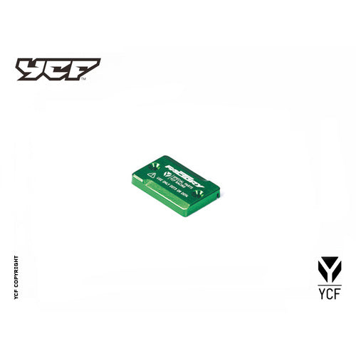 FRONT BRAKE RESERVOIR COVER GREEN – product image 1