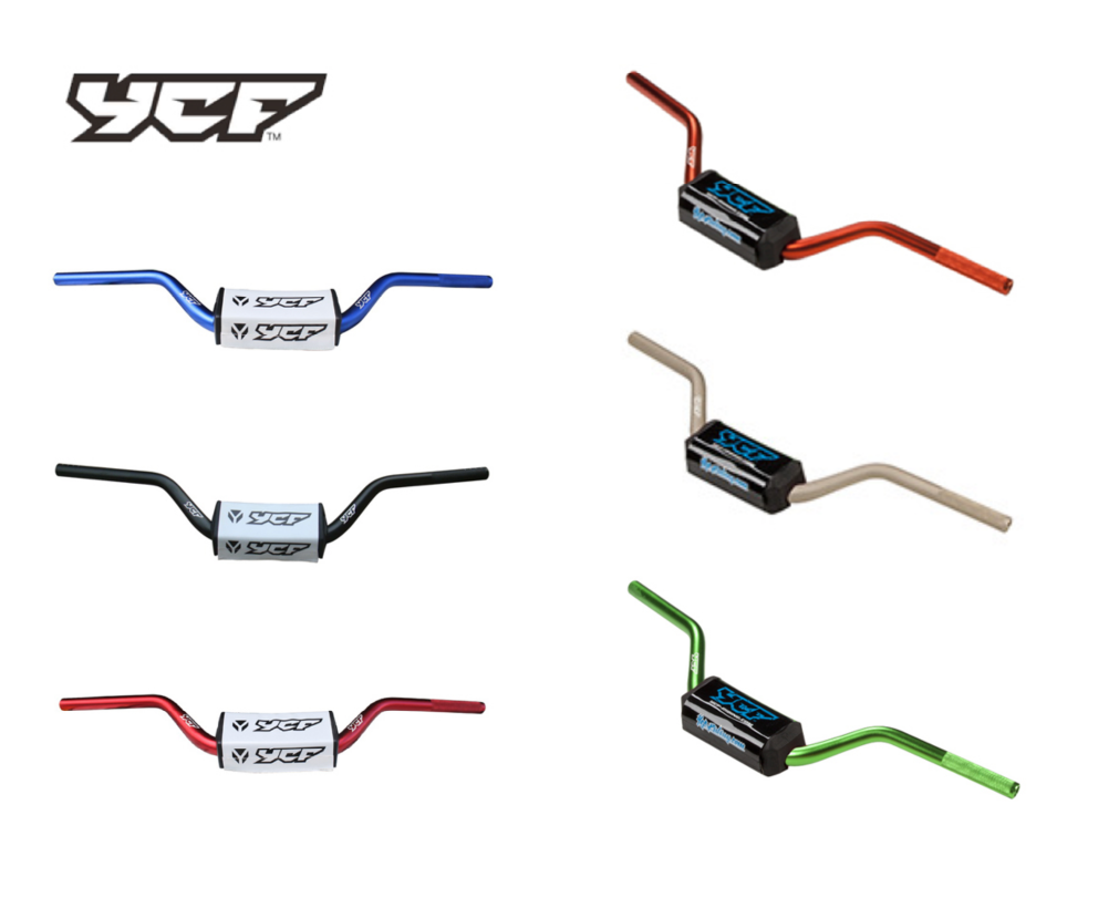 ALLOY TAPERED HANDLEBAR WITH BAR PAD – product image 1