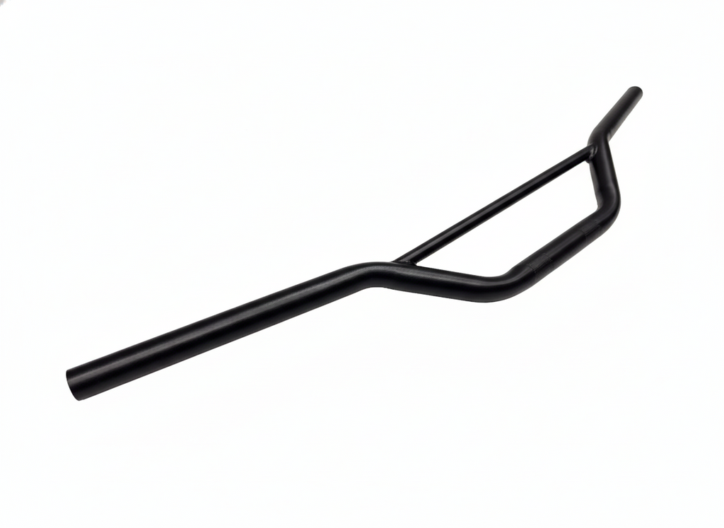 22mm Low Rise Steel Handlebar, 75mm Long