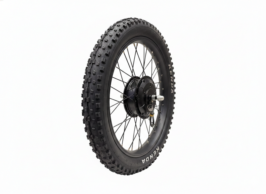 20" Complete Rear Wheel with Built-In Electric Motor, Kenda 20 x 2.60 Tyre