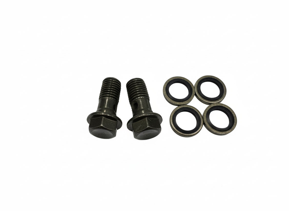 2 x 10mm (M10) Banjo Bolts with Washers