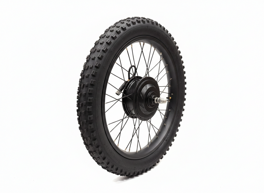 20" Complete Rear Wheel with Built-In Electric Motor, Kenda 20 x 2.60 Tyre