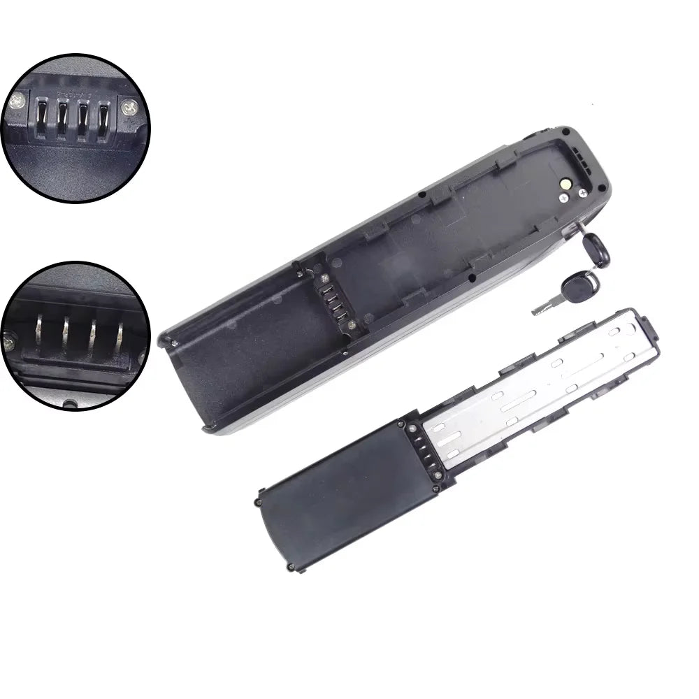 Battery mounting base and contact details