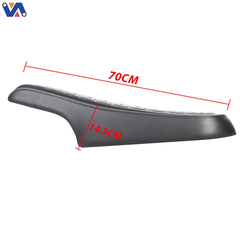 OUXI V8 long saddle side view with 70 cm length marking