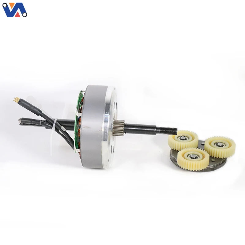 OUXI V8 internal motor core with axle and planetary gears pictured