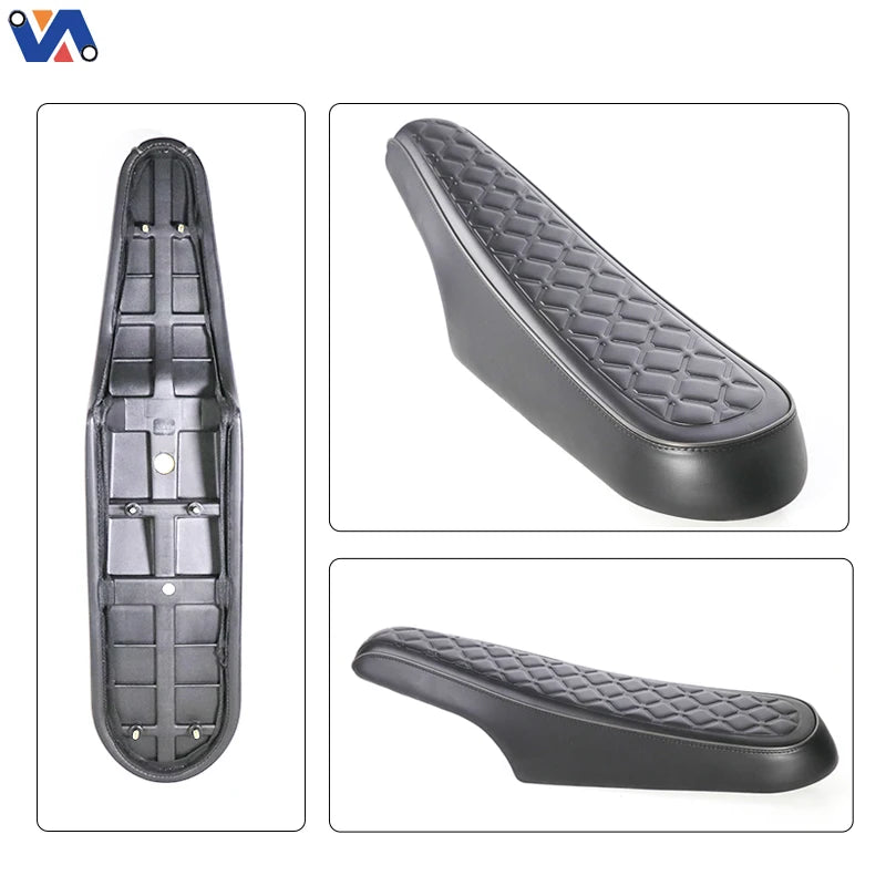 OUXI V8 long saddle top, underside and side views