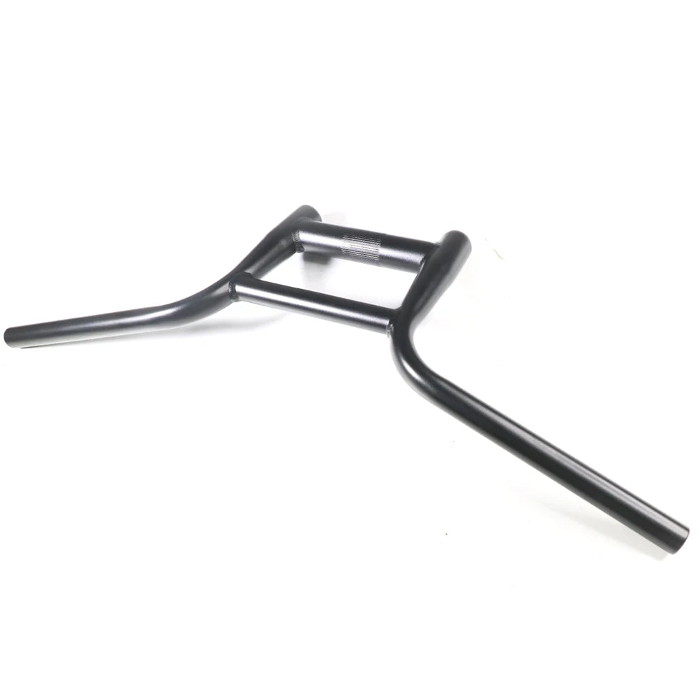 Wide black OUXI V8 handlebar with central cross braces