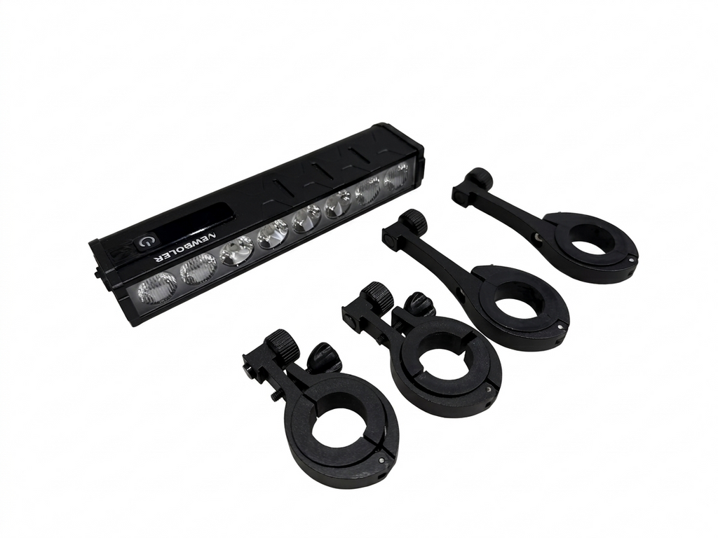 Front Headlight 10000 Lumen, 10000mAh, Waterproof, USB Charging, Extended Brackets